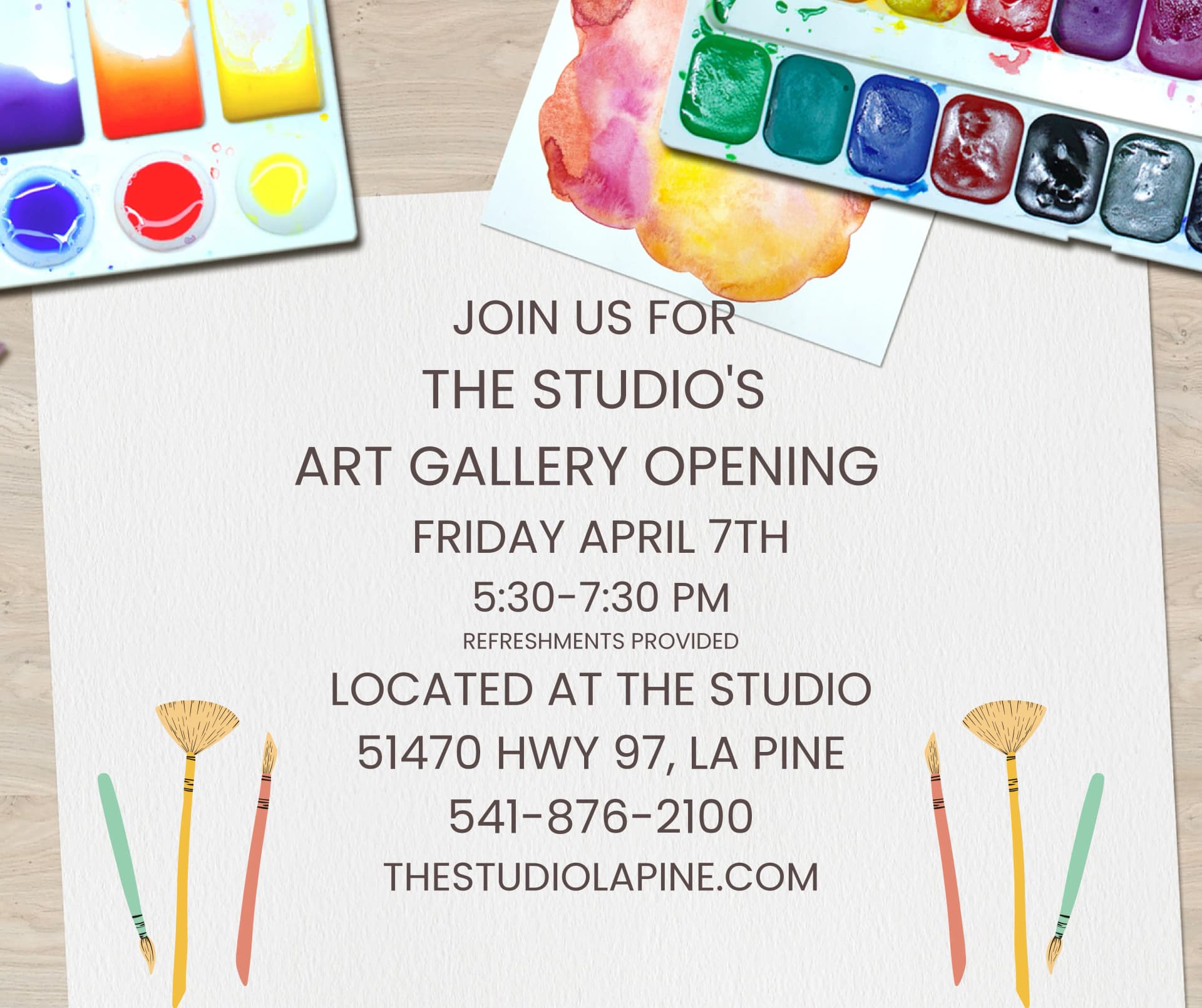 Art Gallery Schedule